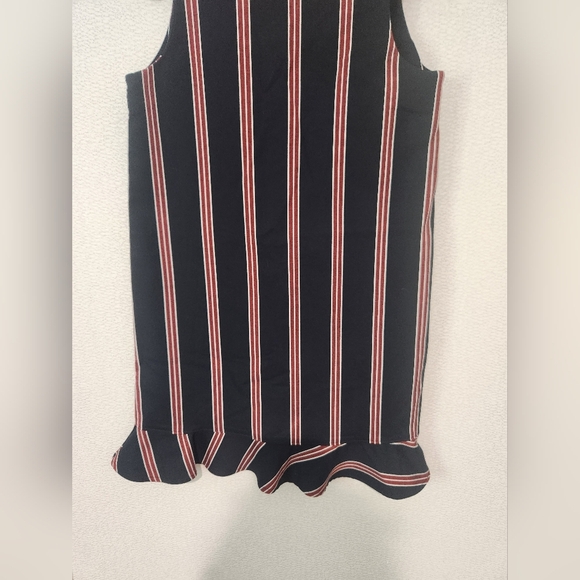 Zara Trafaluc Striped Ruffle Hem Dress - Picture 5 of 7
